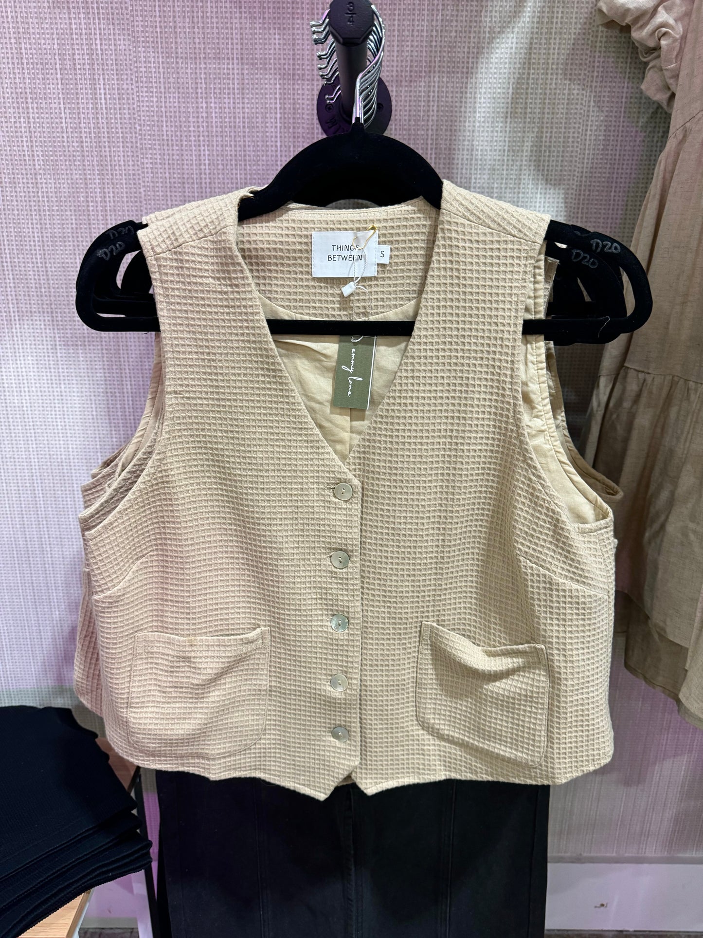 Ezra Tan Waffle Vest